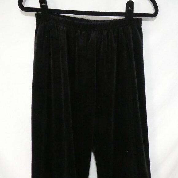 Unbranded | small | Black Velour Relaxed Fit Loungewear Pants - Picture 6 of 16